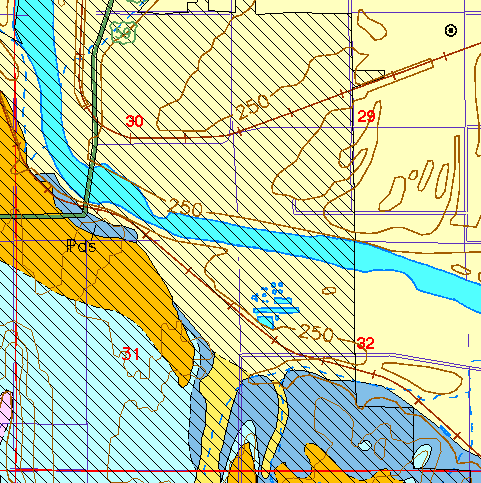 small geologic map