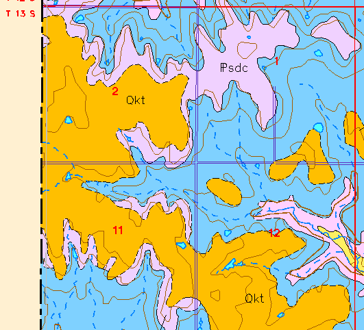 small geologic map