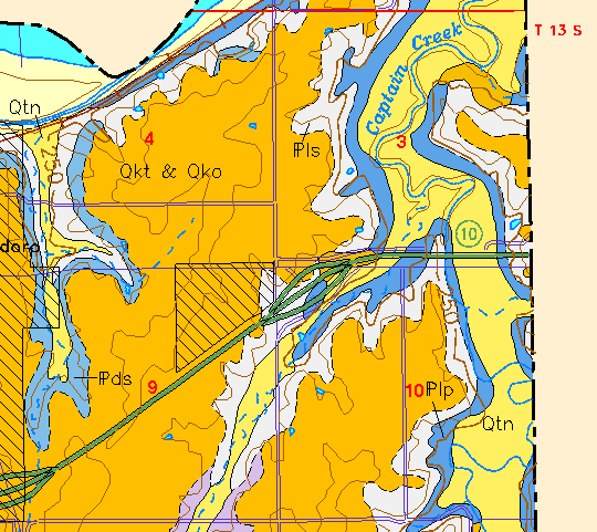 small geologic map