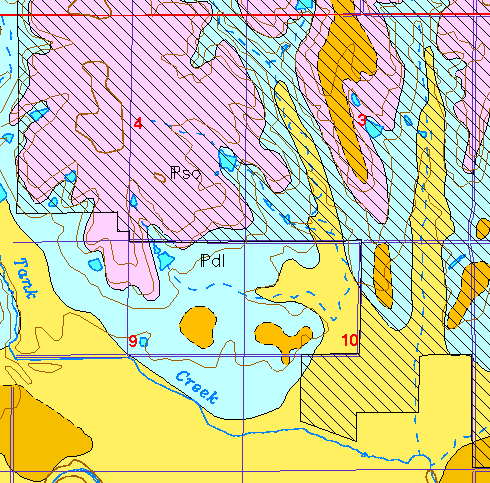 small geologic map