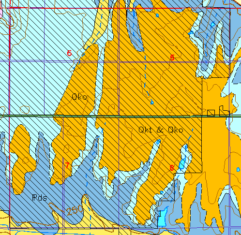 small geologic map