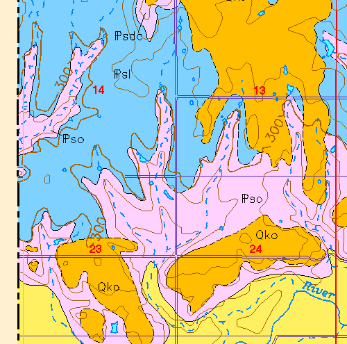 small geologic map