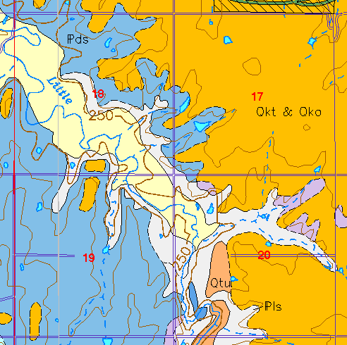 small geologic map