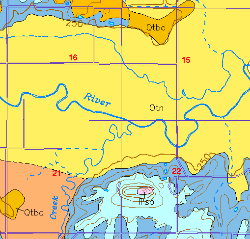 small geologic map