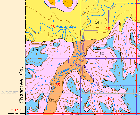 small geologic map