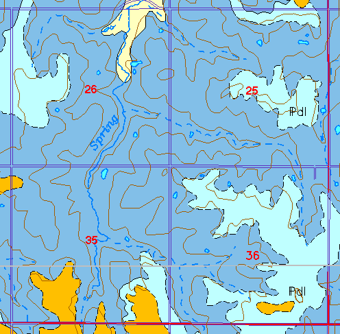 small geologic map