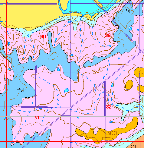 small geologic map