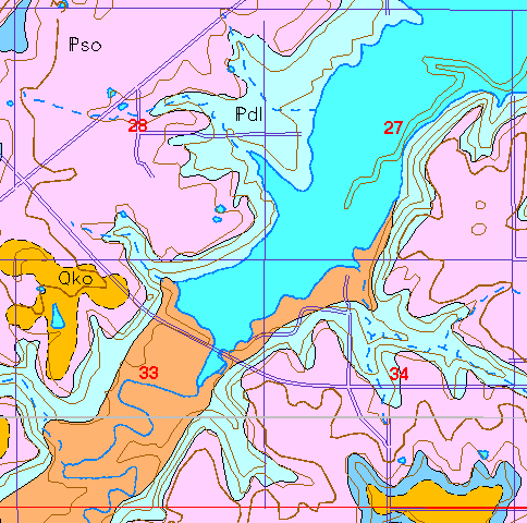 small geologic map