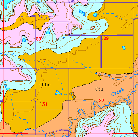 small geologic map