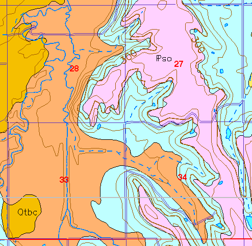 small geologic map