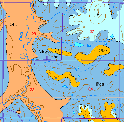 small geologic map