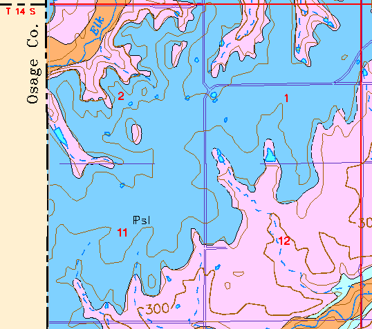 small geologic map