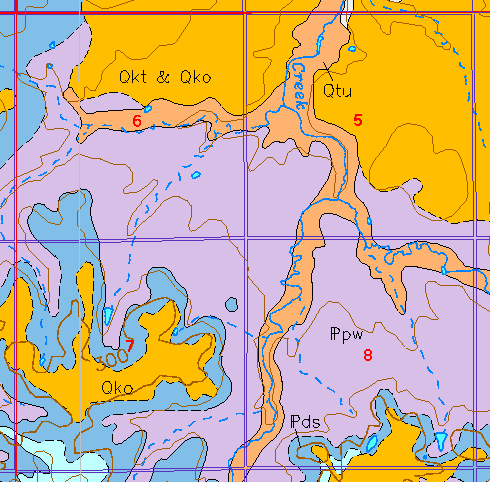 small geologic map