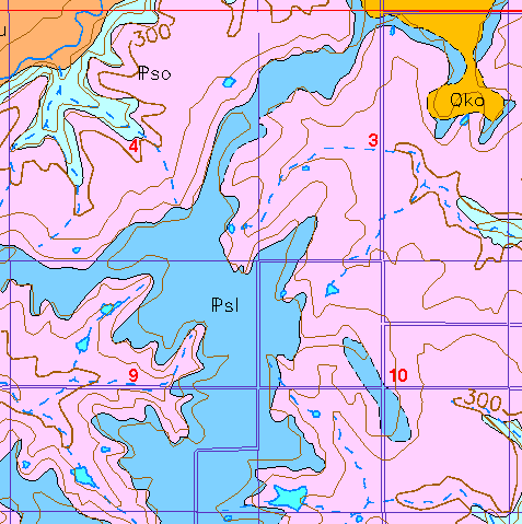 small geologic map