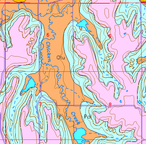 small geologic map