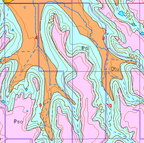 small geologic map