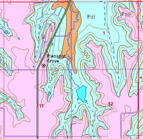 small geologic map