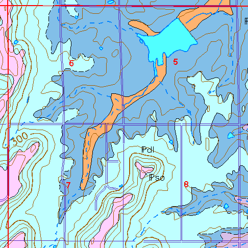 small geologic map