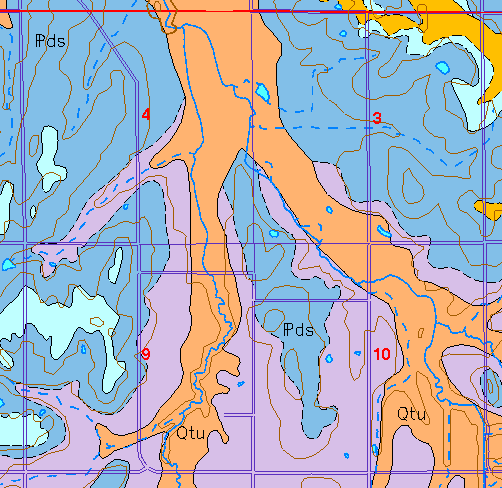 small geologic map