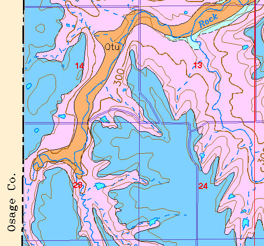 small geologic map