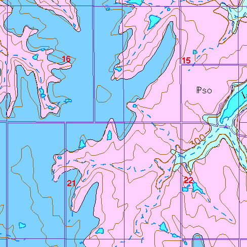 small geologic map