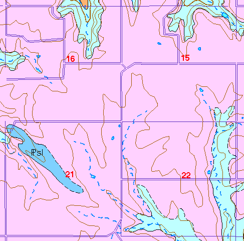 small geologic map