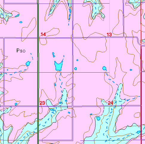 small geologic map