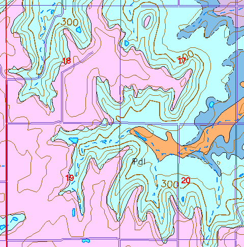 small geologic map