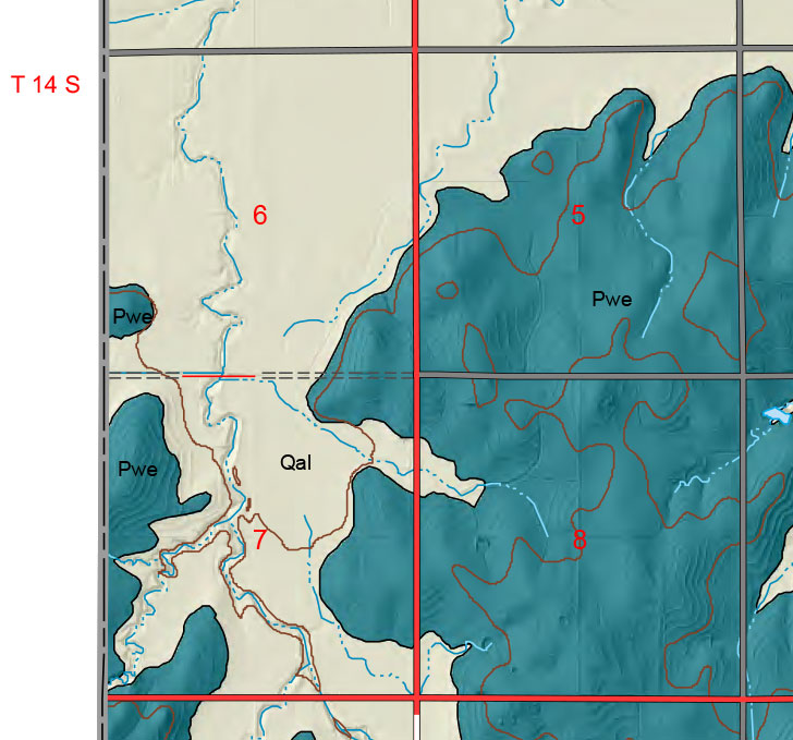 small geologic map