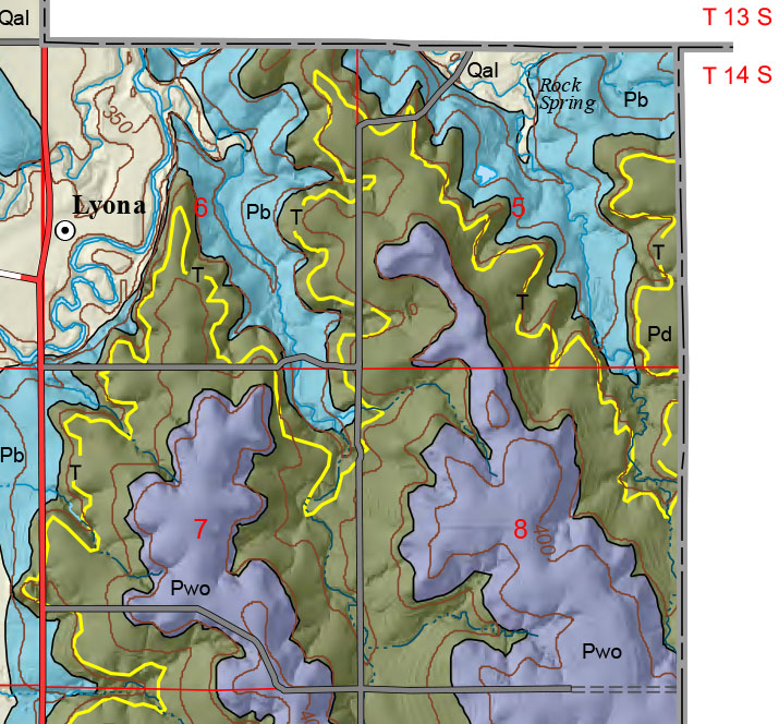 small geologic map