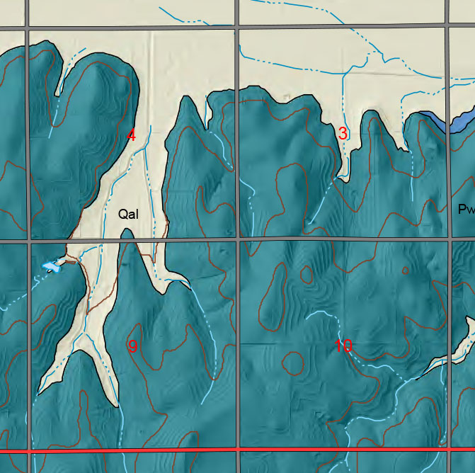 small geologic map