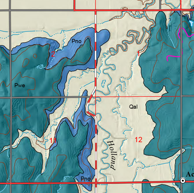 small geologic map