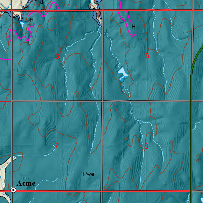 small geologic map