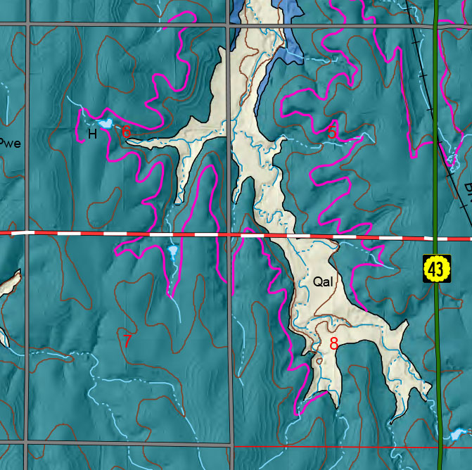 small geologic map