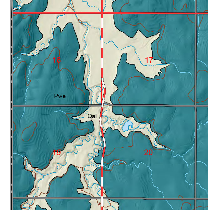 small geologic map