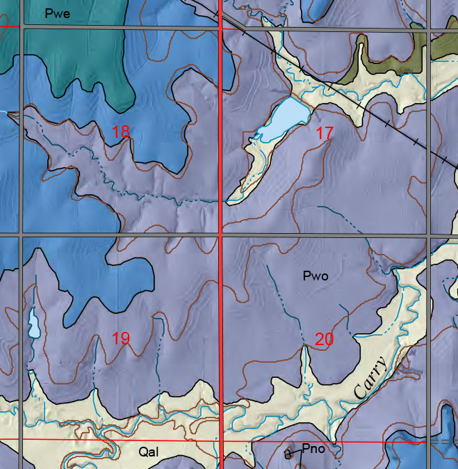 small geologic map