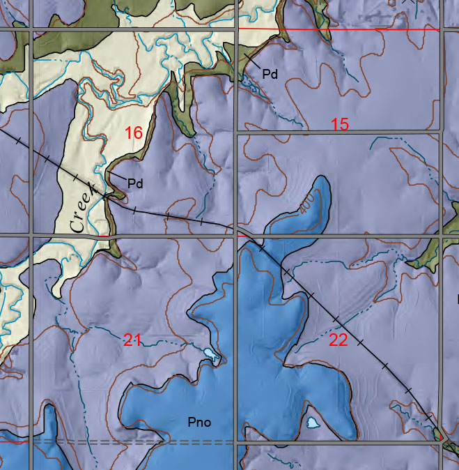 small geologic map