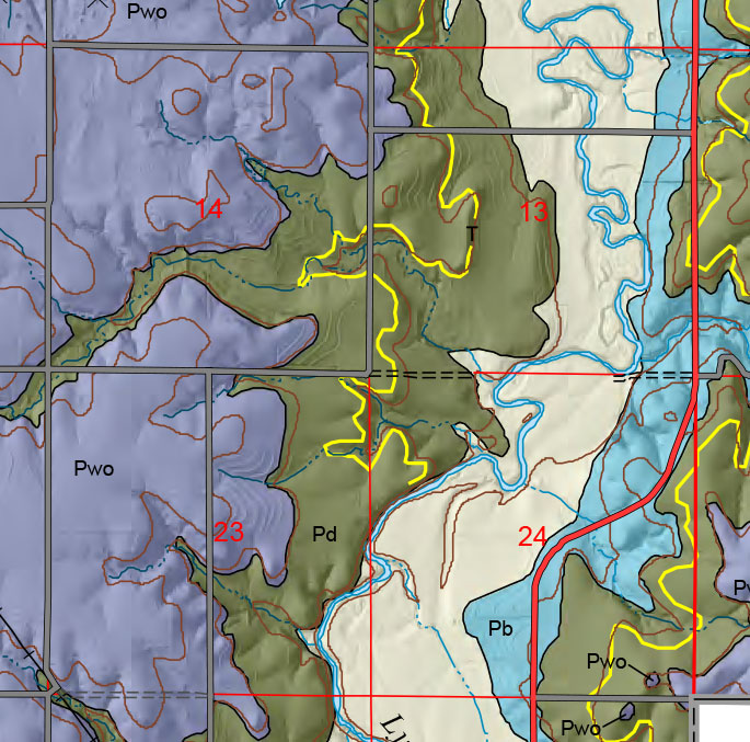 small geologic map