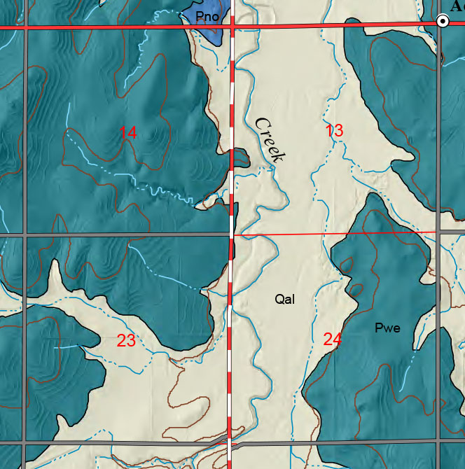 small geologic map