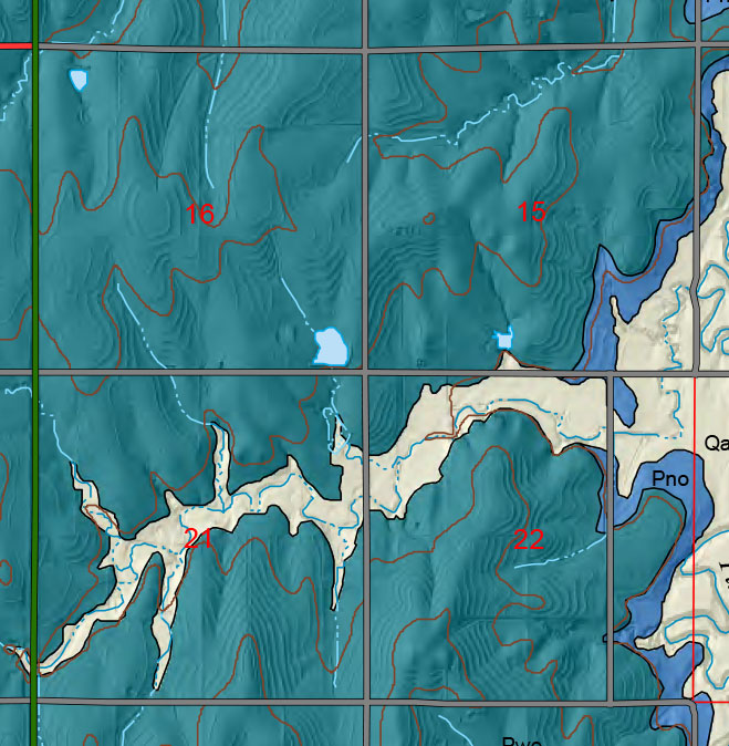 small geologic map