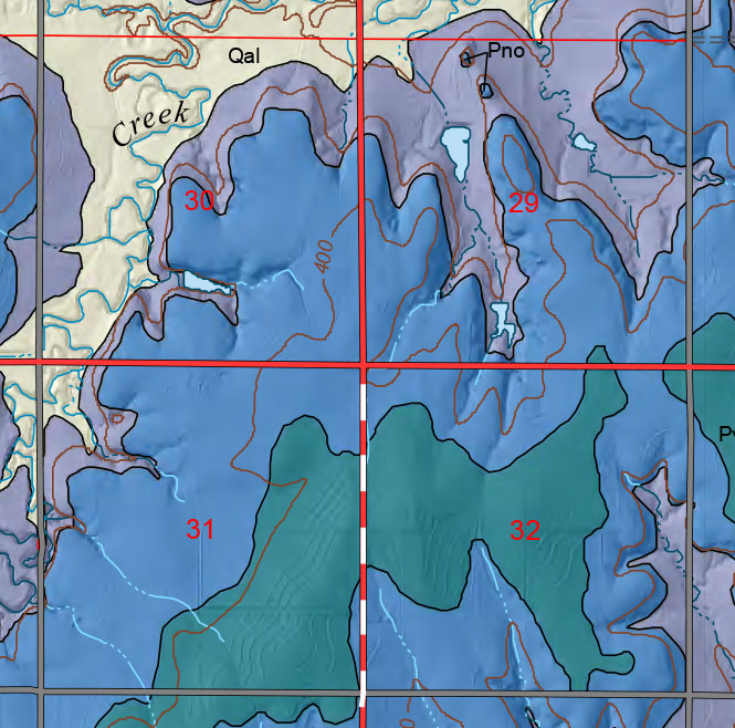 small geologic map