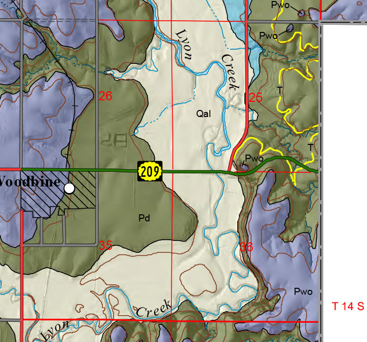 small geologic map