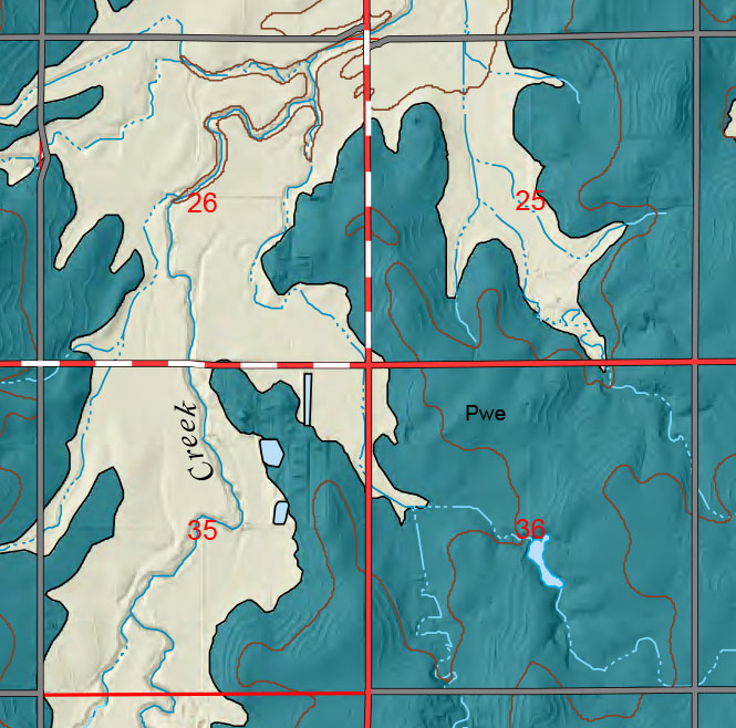 small geologic map