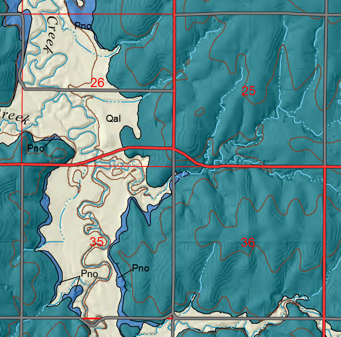 small geologic map