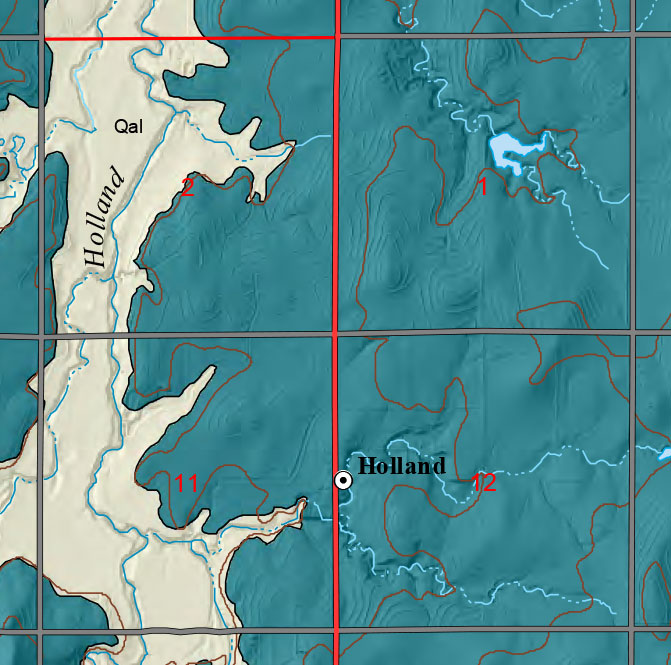 small geologic map