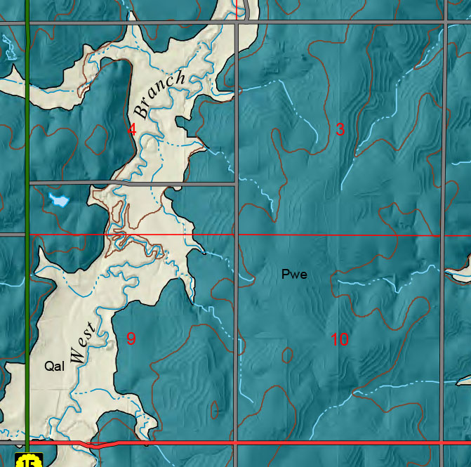 small geologic map