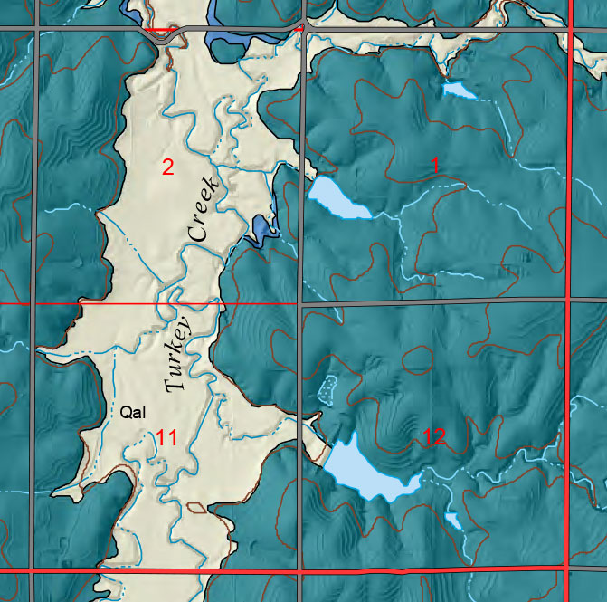 small geologic map