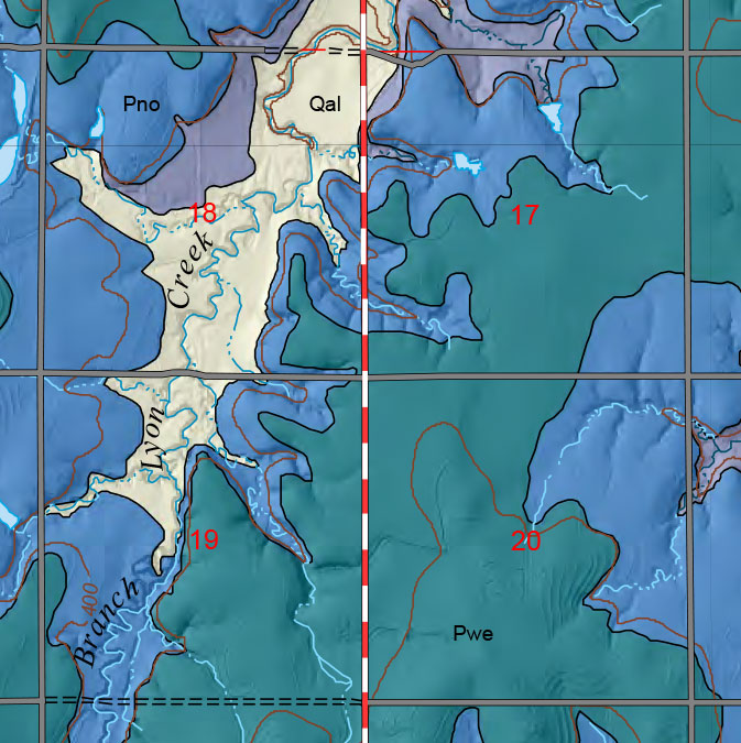 small geologic map