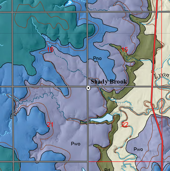 small geologic map