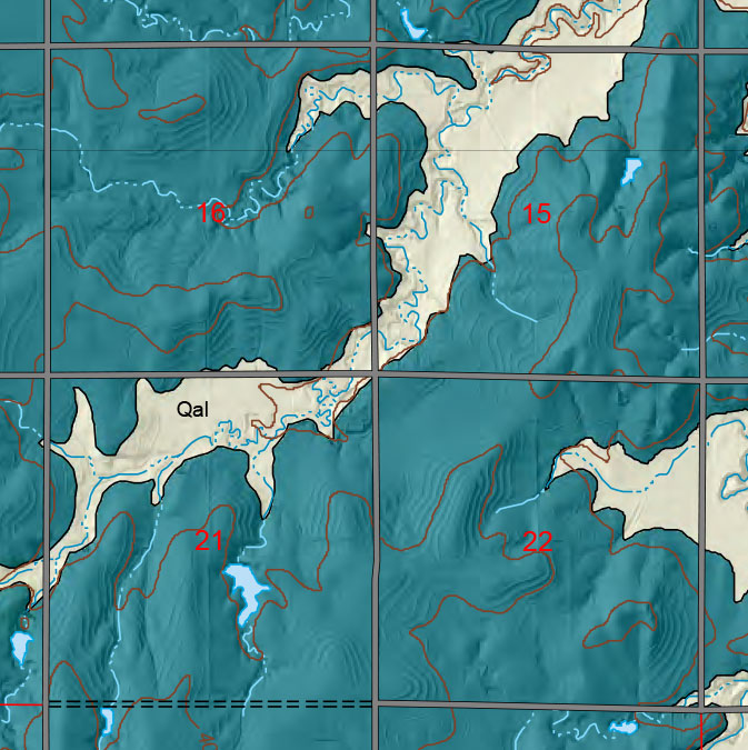 small geologic map
